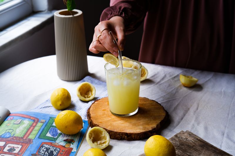 Fresh Squeezed Lemonade drink at Wings over